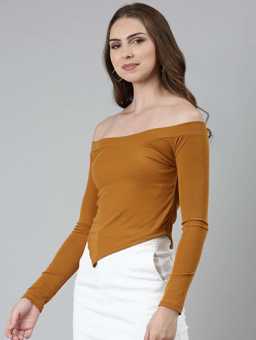 women's asymmetric off shoulder top - 19948578 -  Standard Image - 1