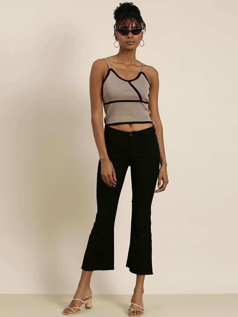 grey acrylic camisole top - 19948637 -  Standard Image - 4