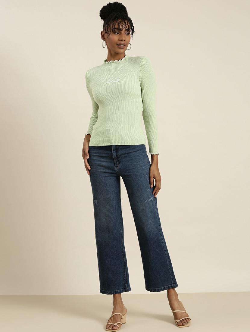 women's straight mock neck top - 19948647 - Standard Image - 4