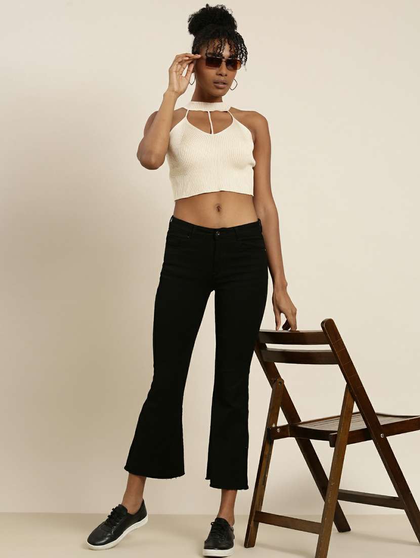 women's crop halter neck top - 19948652 -  Standard Image - 4