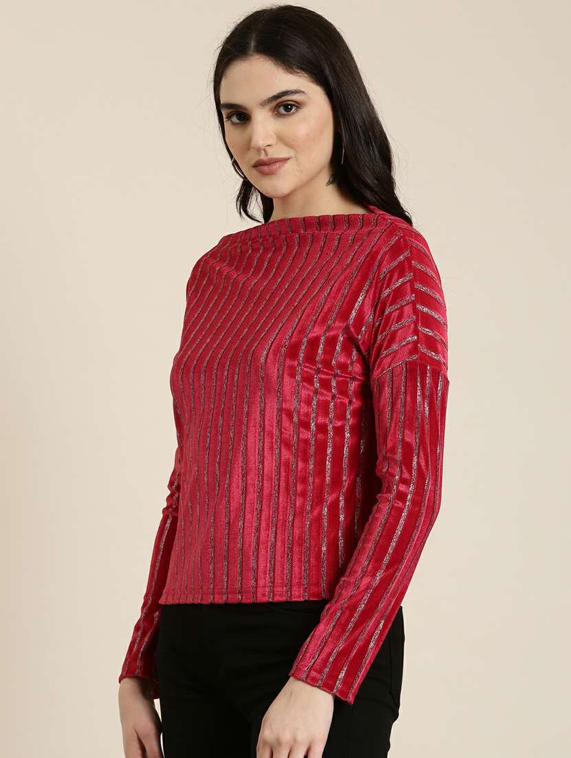 red striped regular top - 19948690 -  Standard Image - 1