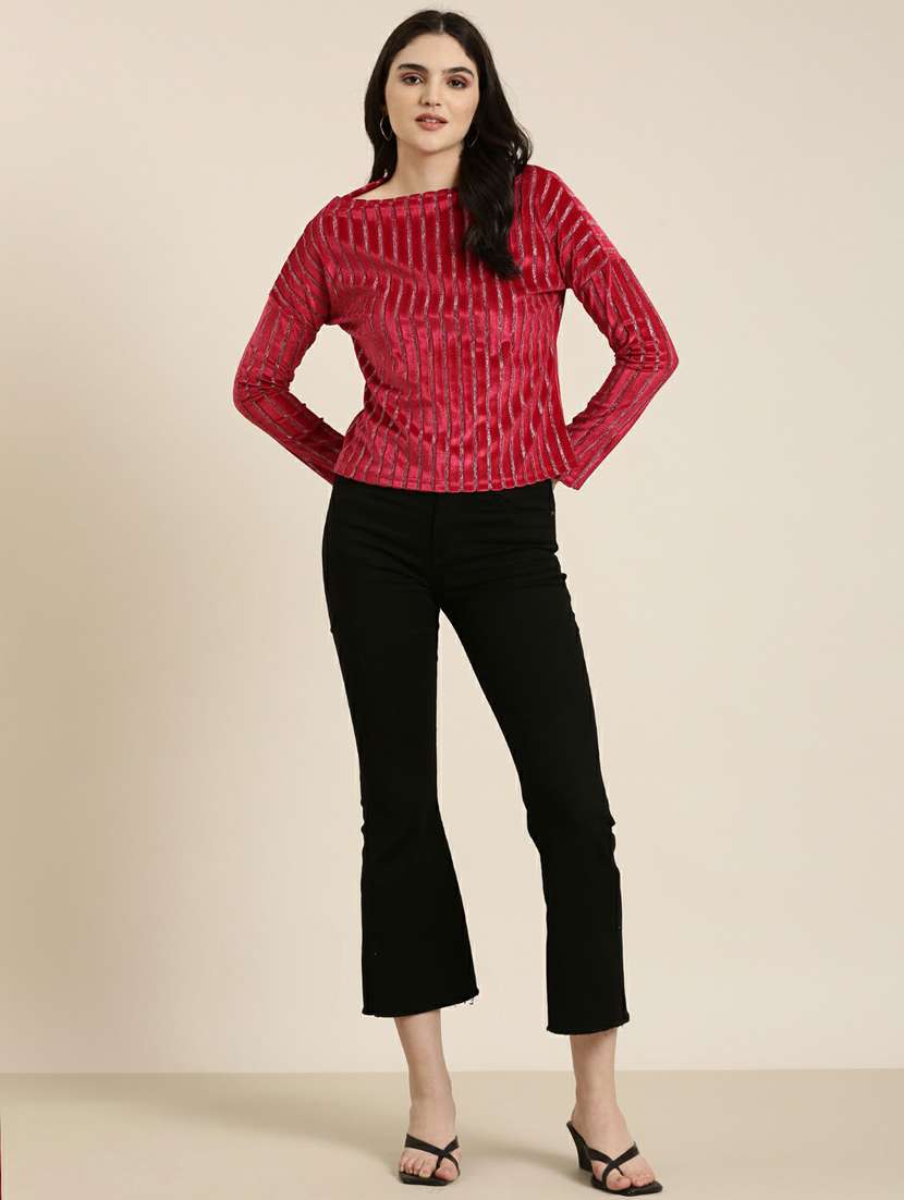 red striped regular top - 19948690 -  Standard Image - 4