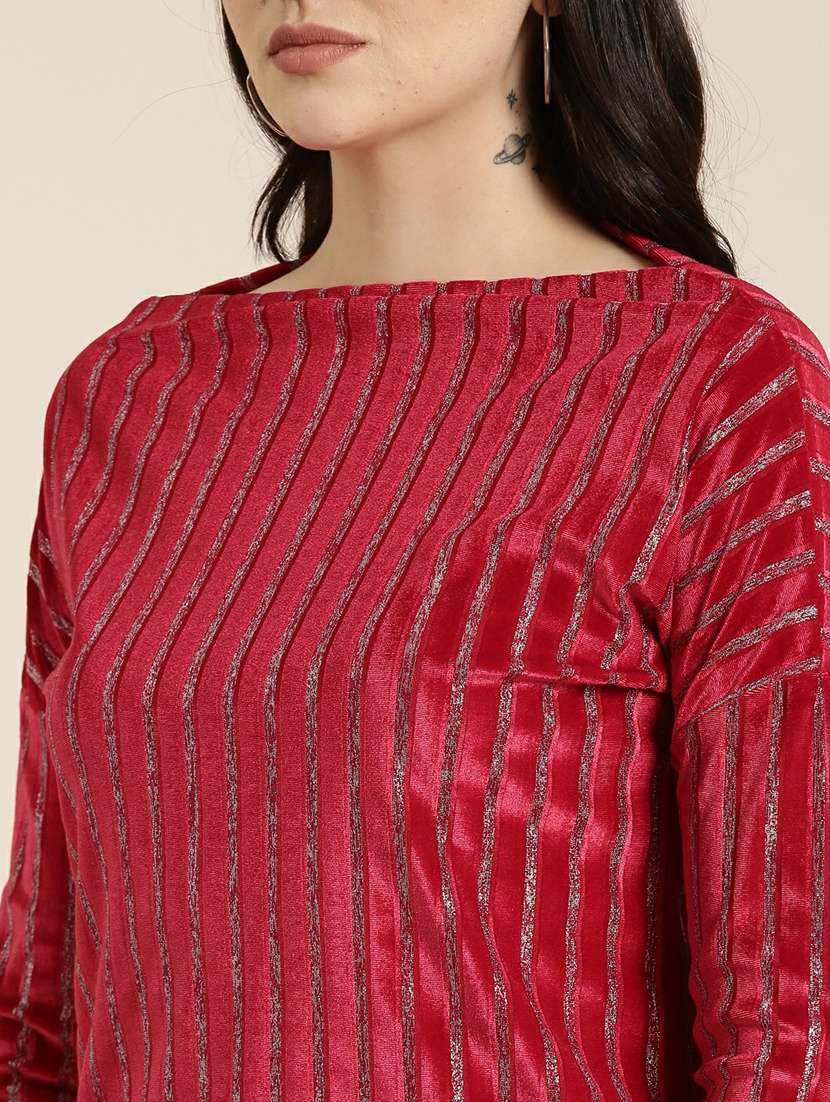 red striped regular top - 19948690 -  Standard Image - 6