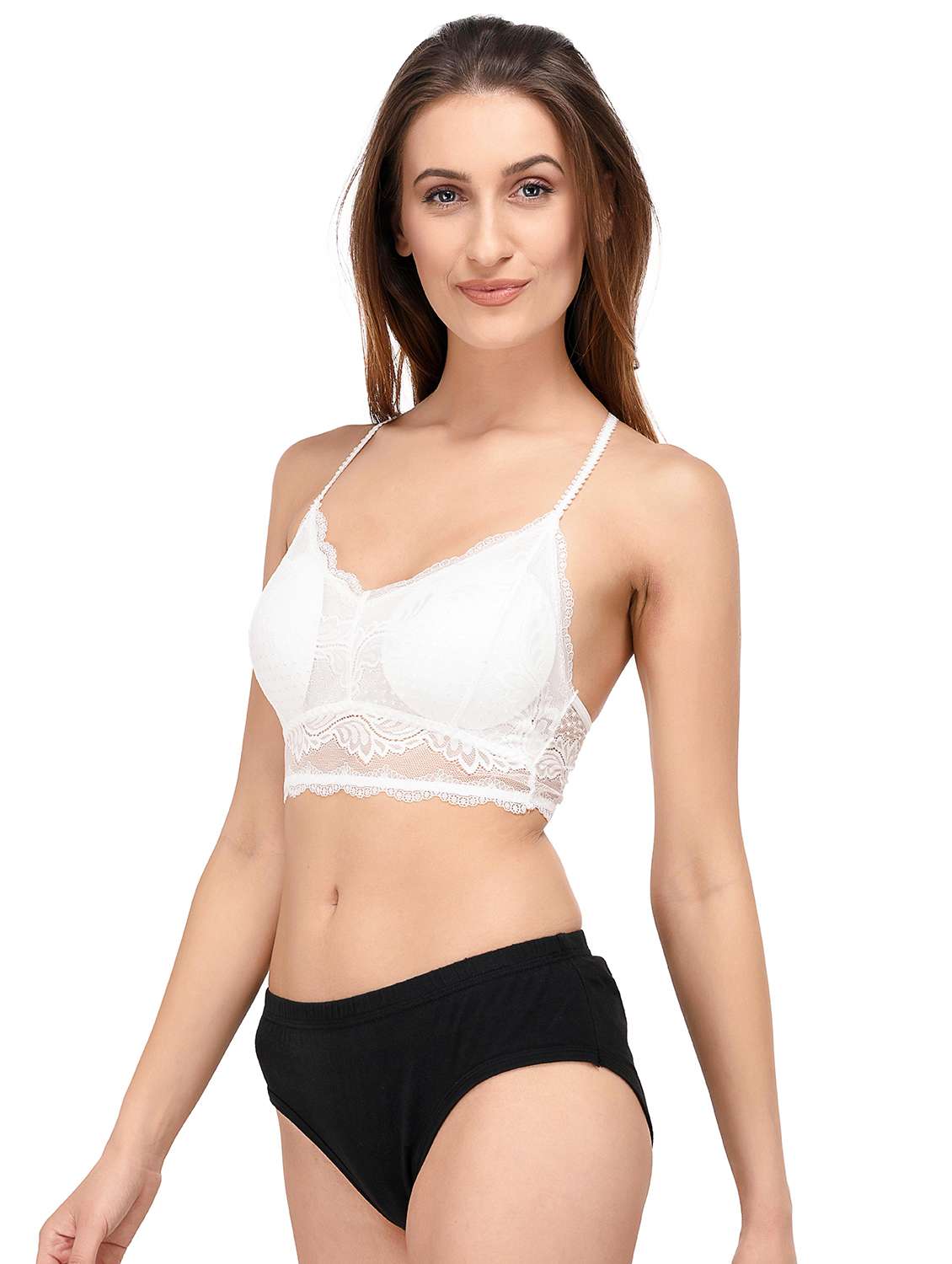 white lace bra and panty set - 19948718 -  Standard Image - 1