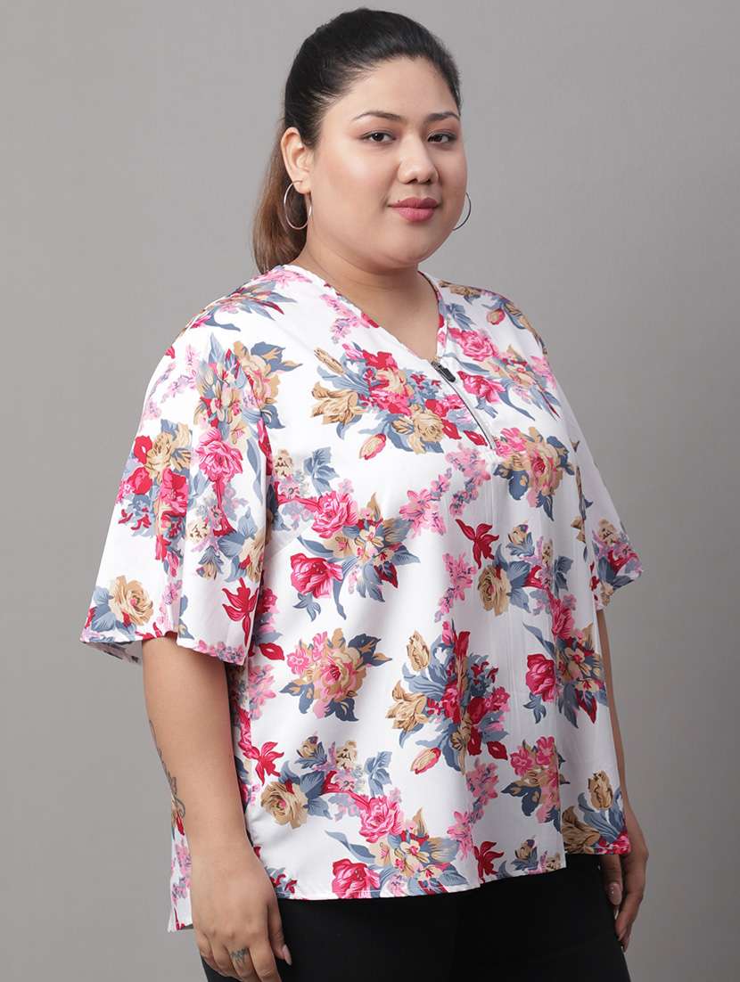 women printed regular top - 19950595 -  Standard Image - 1