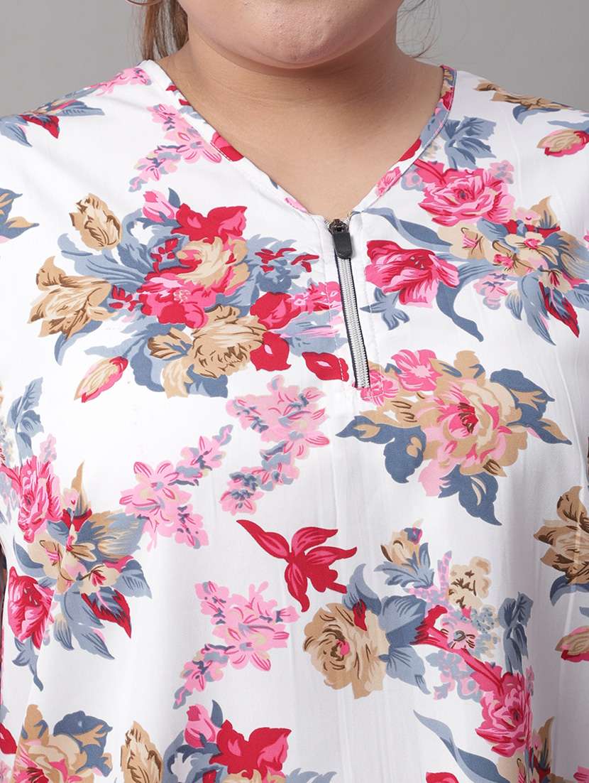 women printed regular top - 19950596 -  Standard Image - 4