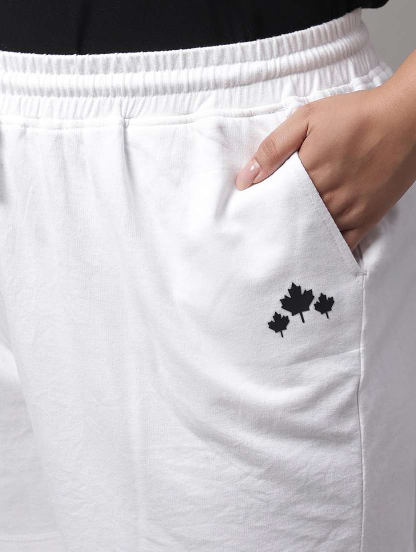 drawstring waist solid sports shorts - 19950644 -  Standard Image - 4