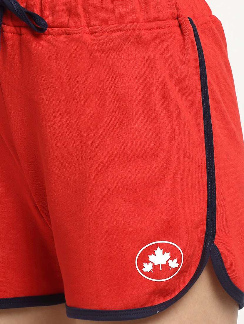 mid rise solid regular shorts - 19950699 -  Standard Image - 4