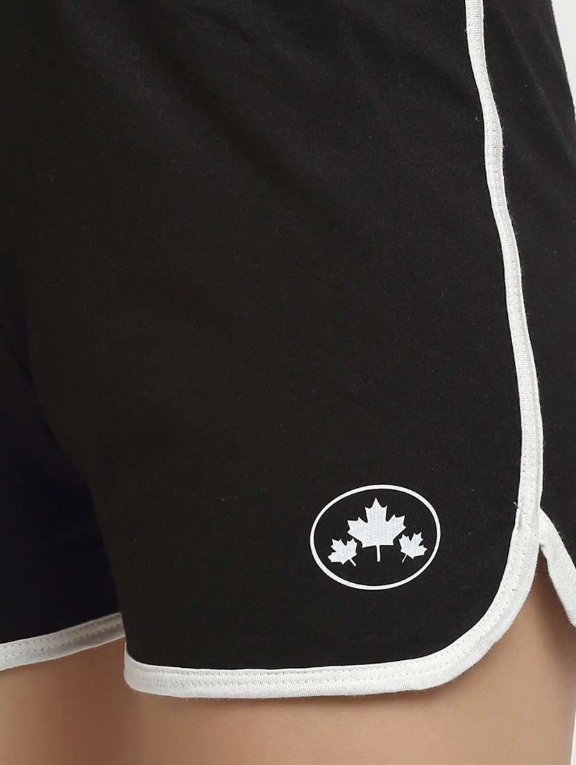 mid rise solid regular shorts - 19950711 -  Standard Image - 4