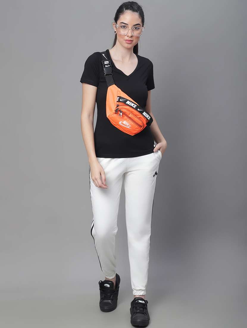 white cotton blend track pants - 19950733 -  Standard Image - 4