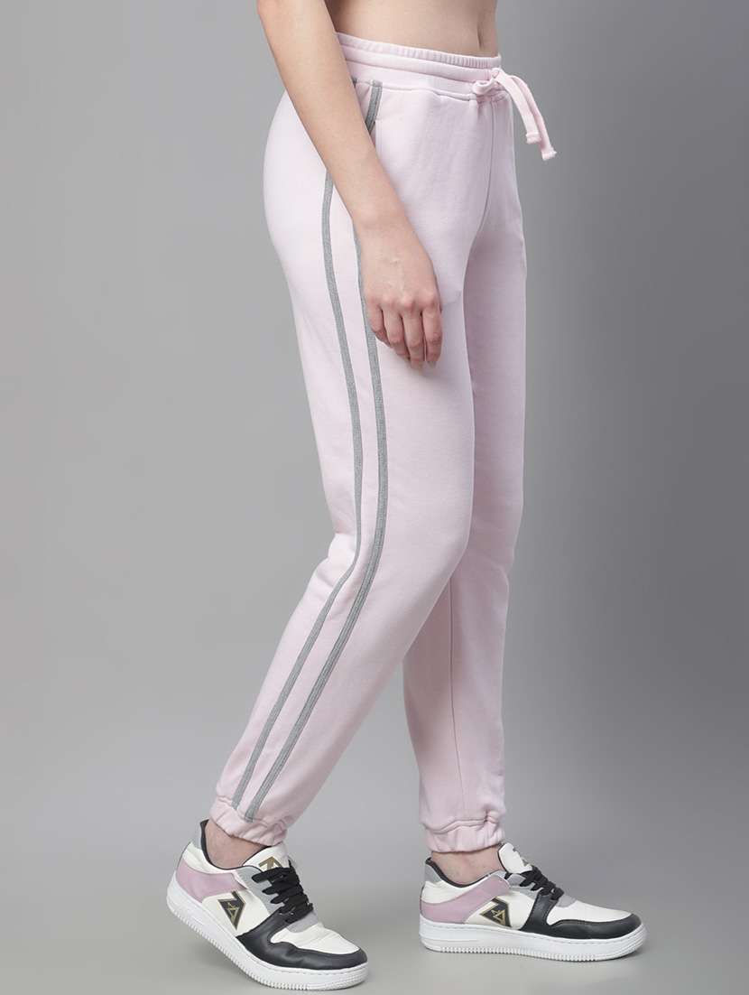 pink cotton blend track pants - 19950735 -  Standard Image - 1