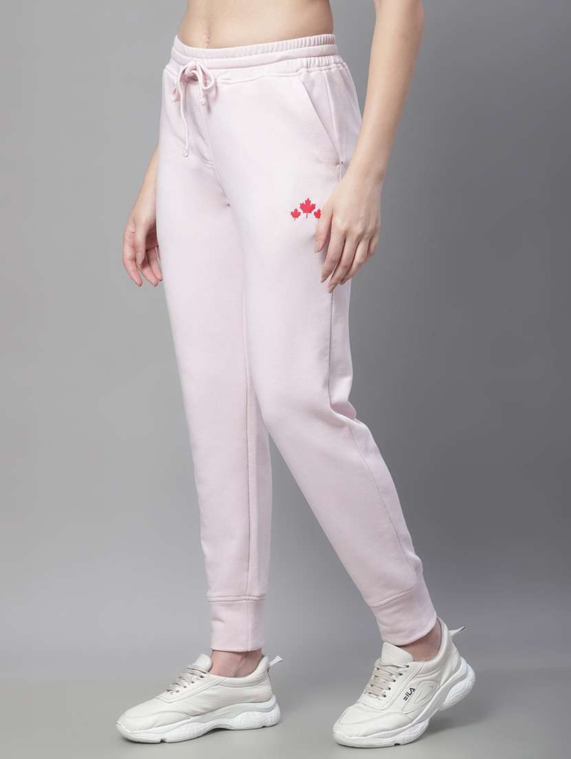 pink cotton blend track pants - 19950747 -  Standard Image - 1