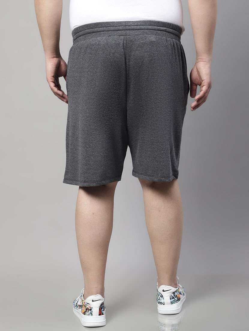 mid rise solid cotton shorts - 19950789 -  Standard Image - 1