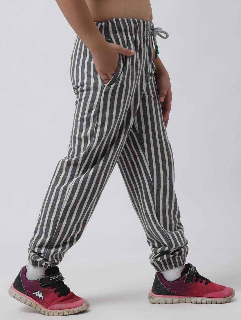 girls striped cotton track pants - 19950797 -  Standard Image - 1