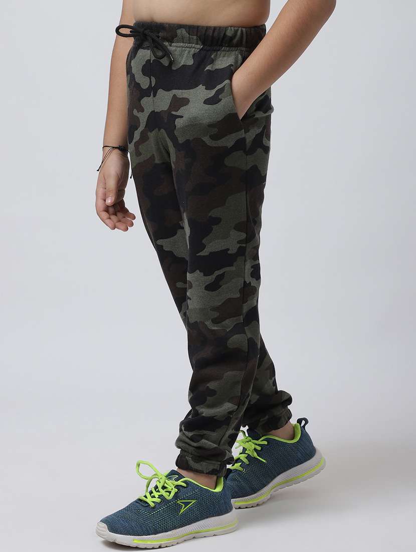 boys camouflage cotton track pants - 19950799 -  Standard Image - 1
