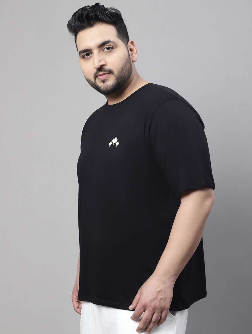 solid cotton regular t-shirt - 19950819 -  Standard Image - 1