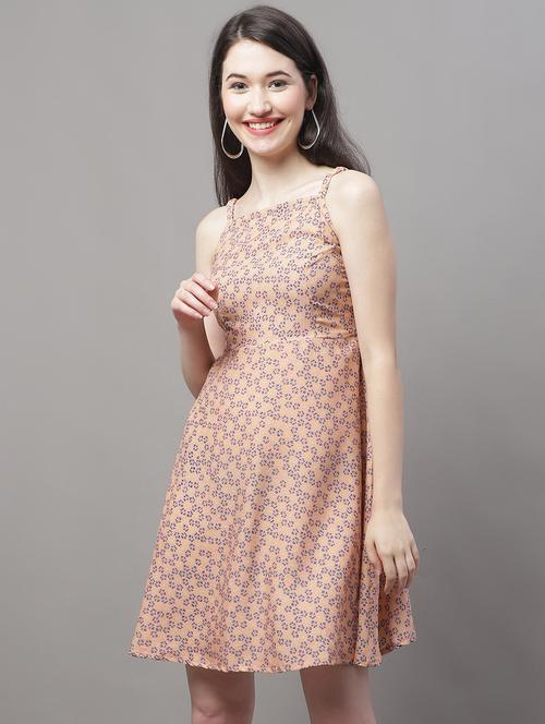 women's fit & flare solid dress - 19950828 -  Standard Image - 0