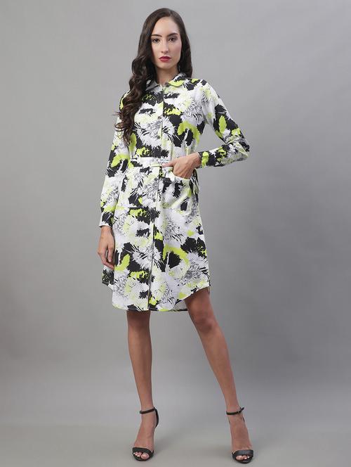 women's shirt abstract dress - 19950832 - Standard Image - 0