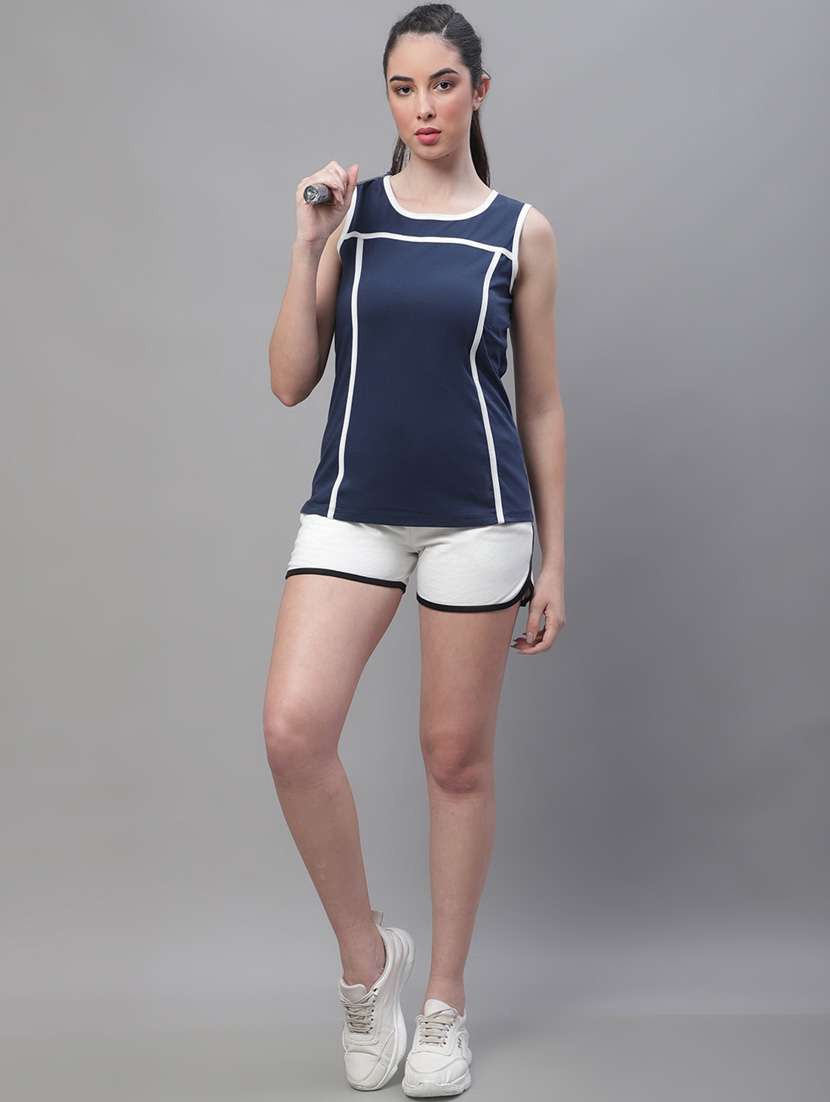 women's striped round neck t-shirt - 19950841 -  Standard Image - 4