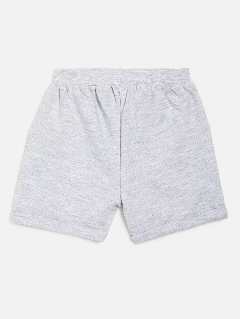 grey solid shorts - 19951718 -  Standard Image - 1