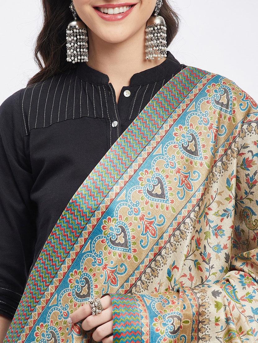 multi colored printed dupatta - 19955262 - Standard Image - 4