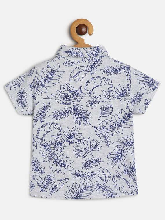 boys shirt collar printed shirt - 19955455 -  Standard Image - 1