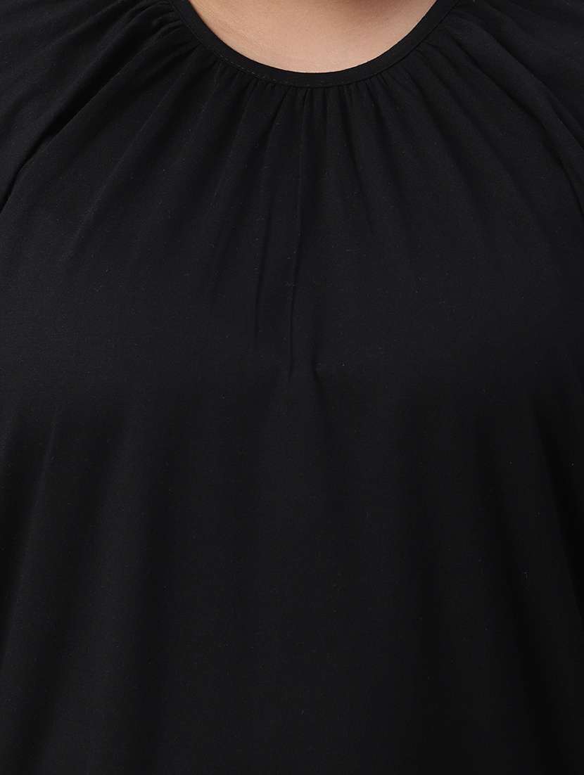 women's straight round neck top - 19956677 -  Standard Image - 4