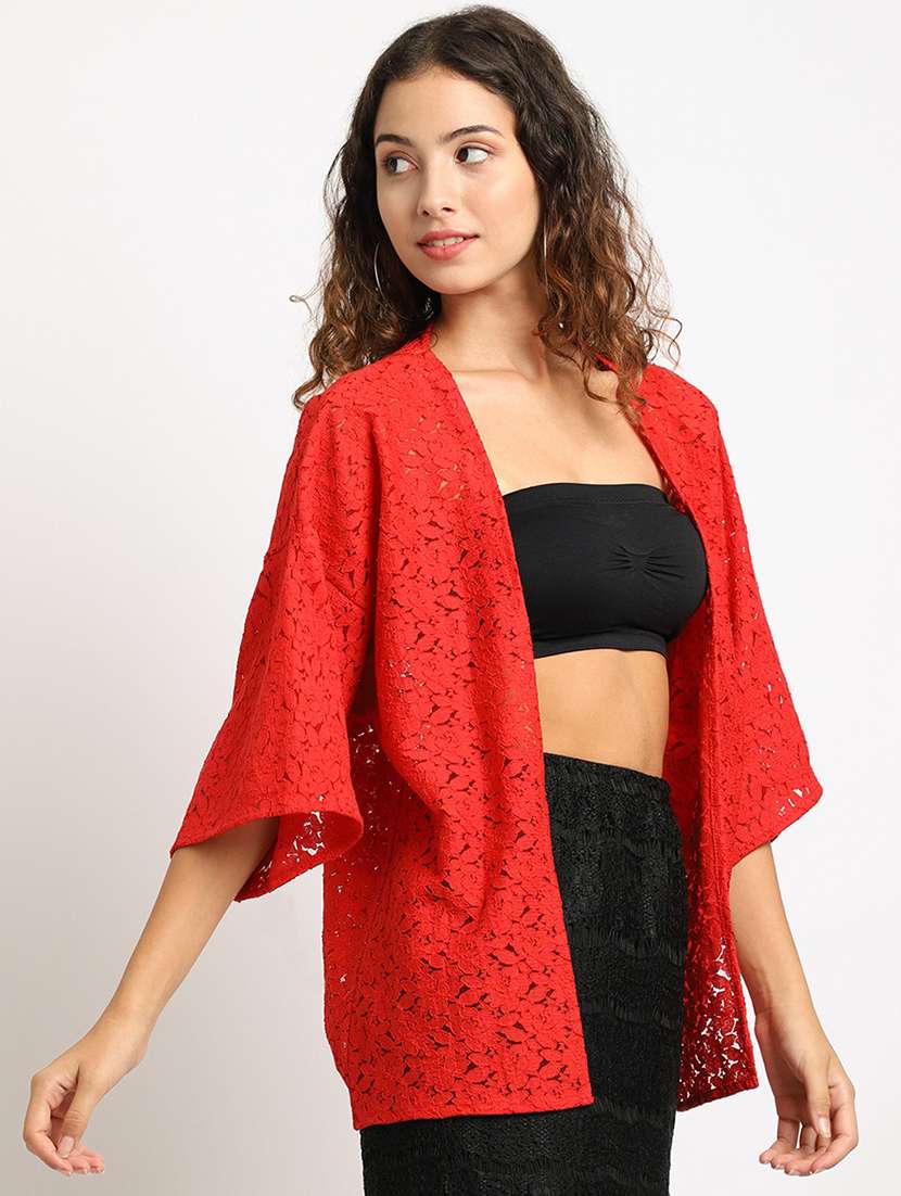 red self design regular shrug - 19956709 -  Standard Image - 1