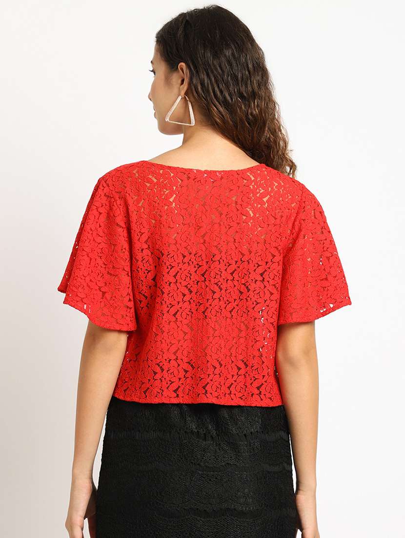 raschel knit regular shrug - 19956741 -  Standard Image - 1