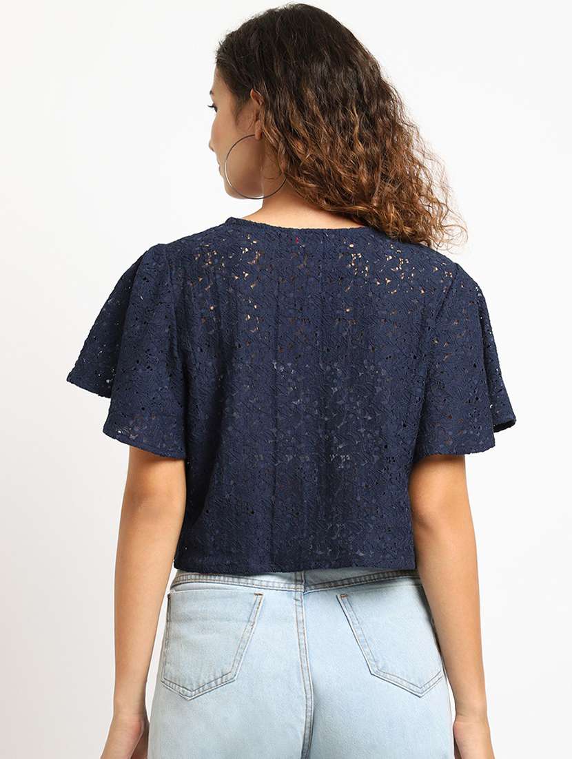 raschel knit regular shrug - 19956777 -  Standard Image - 1