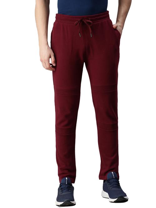 mid rise solid ankle length track pant - 19957775 -  Standard Image - 0