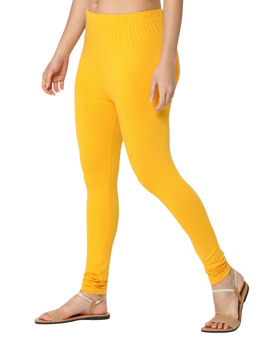 women solid full length leggings - 19957994 -  Standard Image - 1