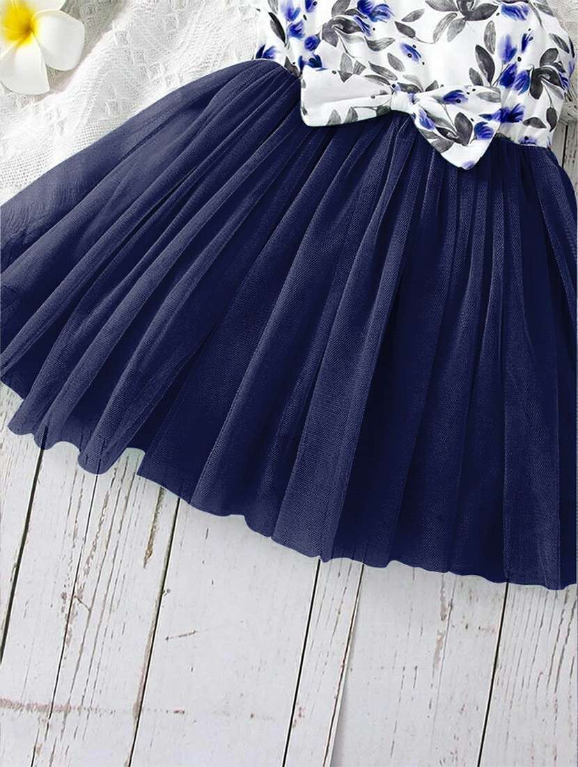 Girls Square Neck Sleeveless Frock