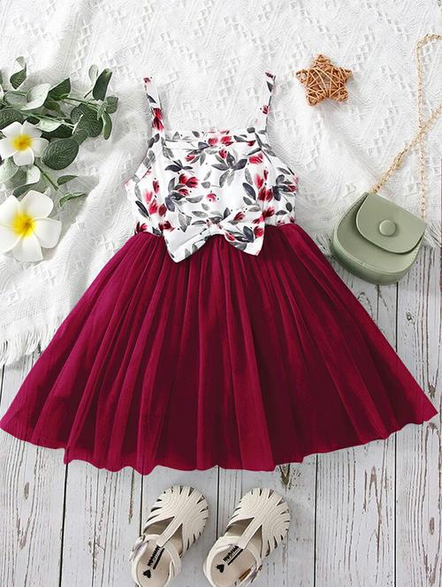 girls shoulder strap sleeveless frock - 19958208 - Standard Image - 0