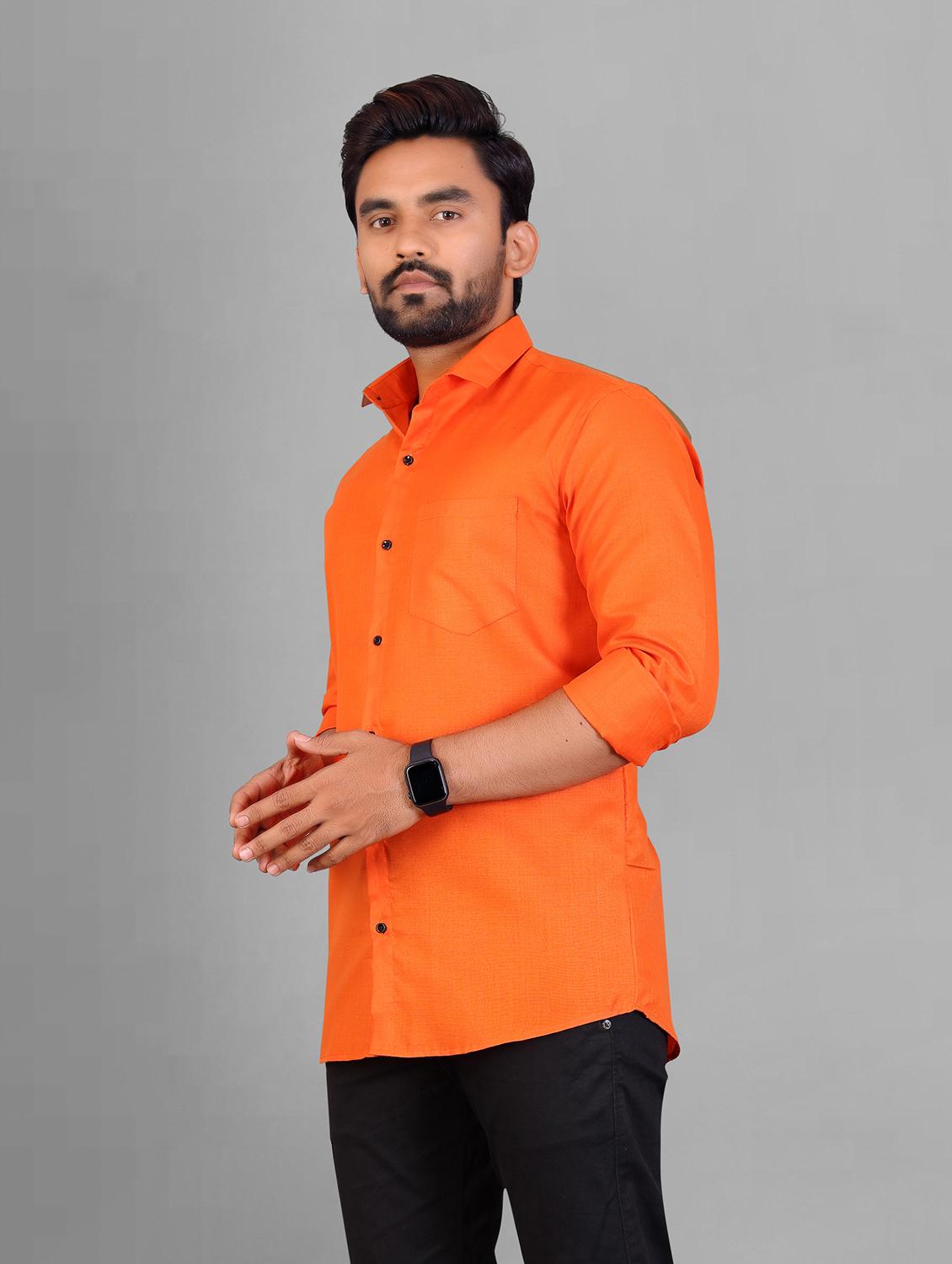 mens solid casual shirt - 19959110 - Standard Image - 1