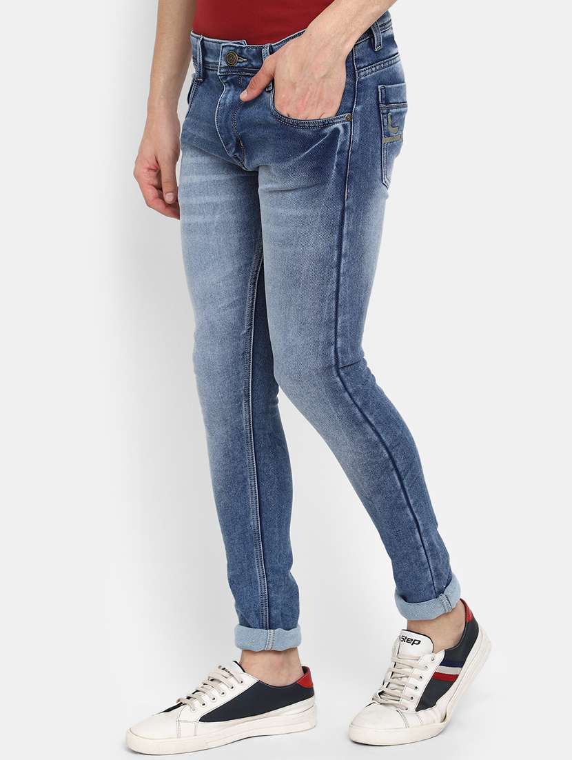 mens skinny fit plain jeans - 19959260 -  Standard Image - 1