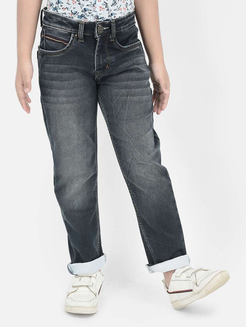 boy's plain slim fit jeans