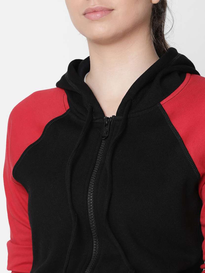 women's color block long sleeve sweatshirt - 19959826 -  Standard Image - 4