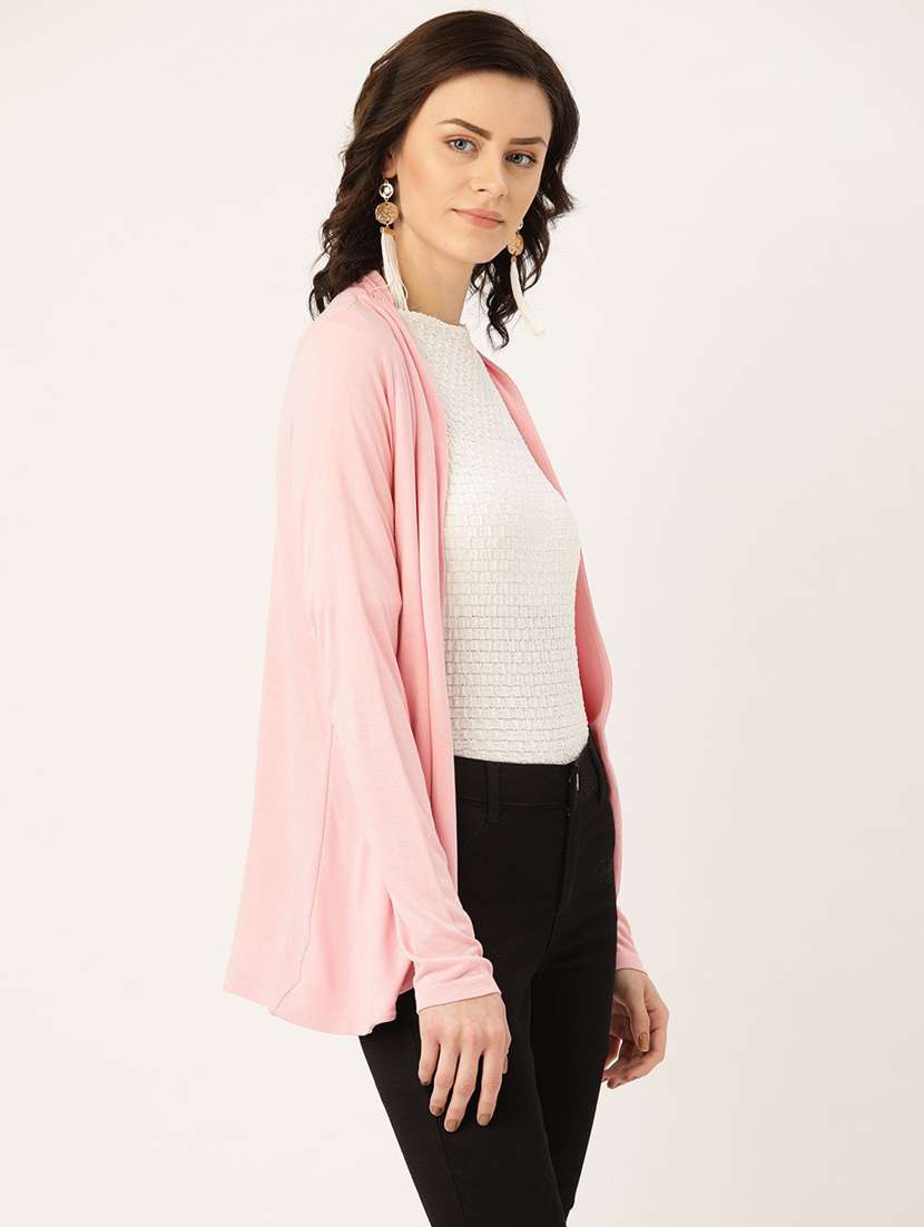 pink viscose shrug - 19959887 -  Standard Image - 1