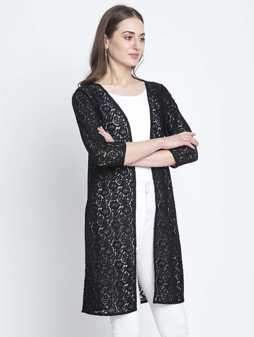 black self design regular shrug - 19960096 -  Standard Image - 1