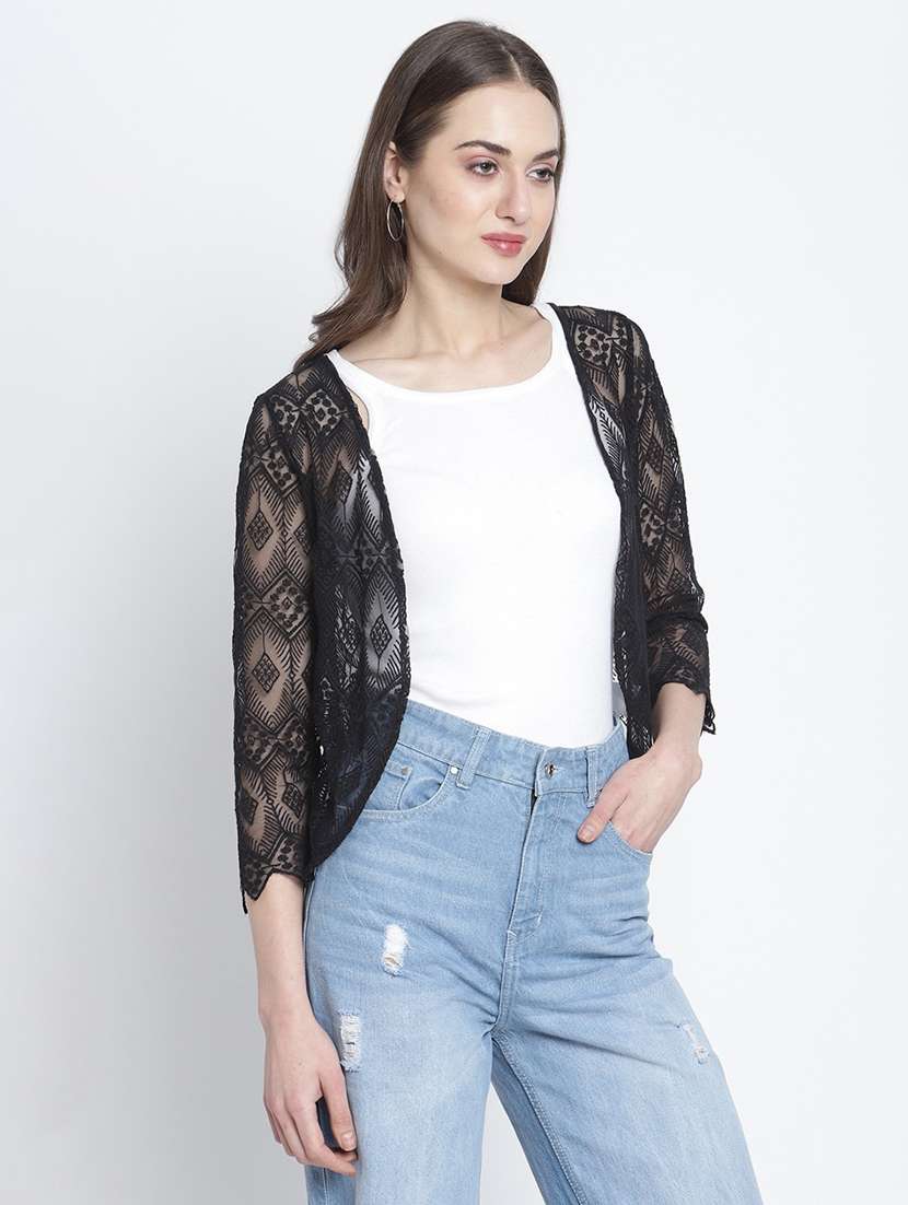 black self design regular shrug - 19960103 -  Standard Image - 1