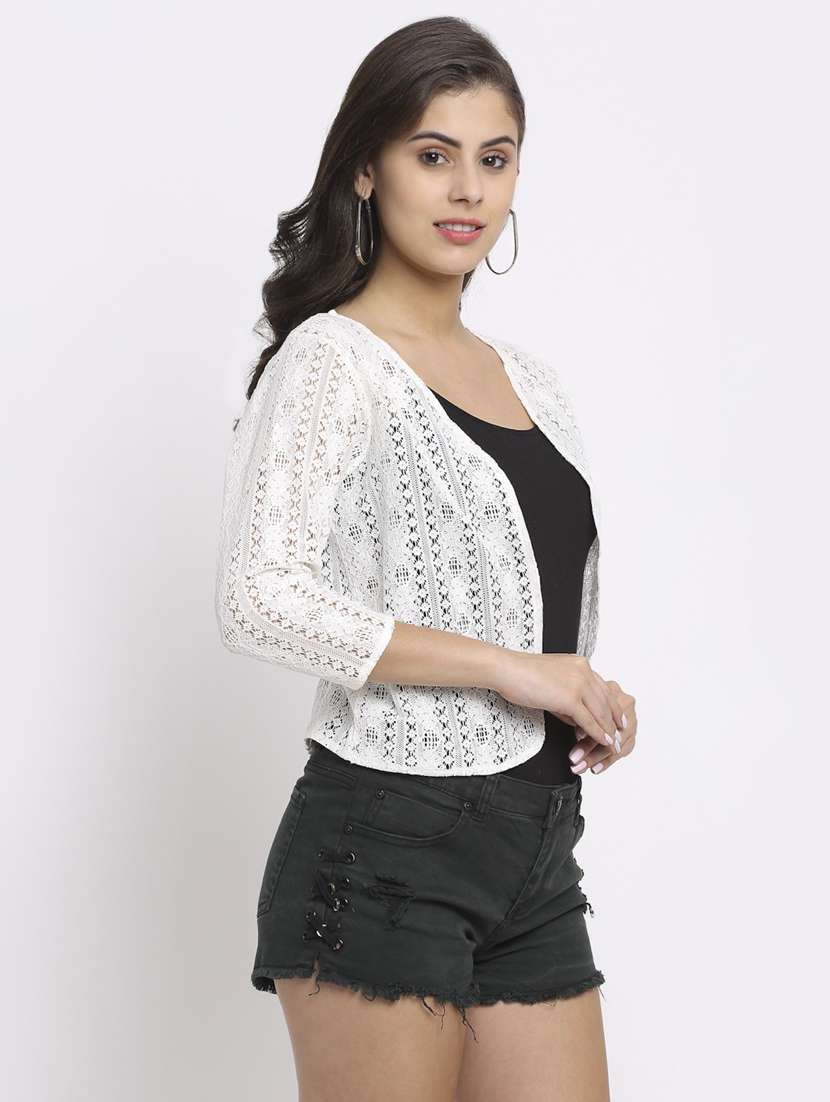 white self design regular shrug - 19960113 -  Standard Image - 1