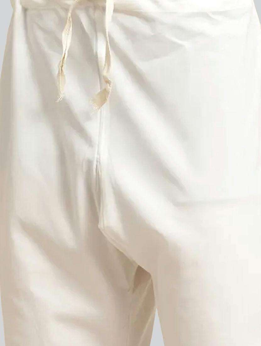 men mandarin neck solid kurta pyjama set  - 19960618 -  Standard Image - 4