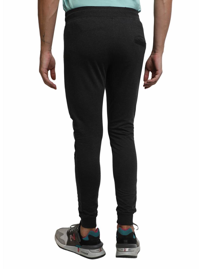 solid cotton full length track pant - 19961701 - Standard Image - 1
