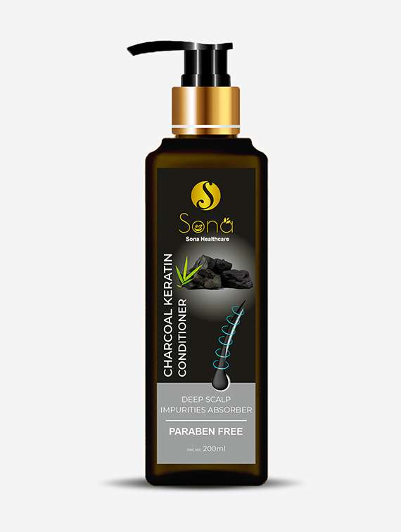 charcoal keratin hair conditioner - 19961837 - Standard Image - 1