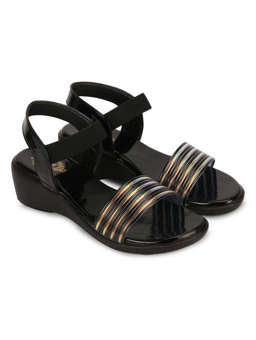 black ankle strap wedge - 19962236 -  Standard Image - 0