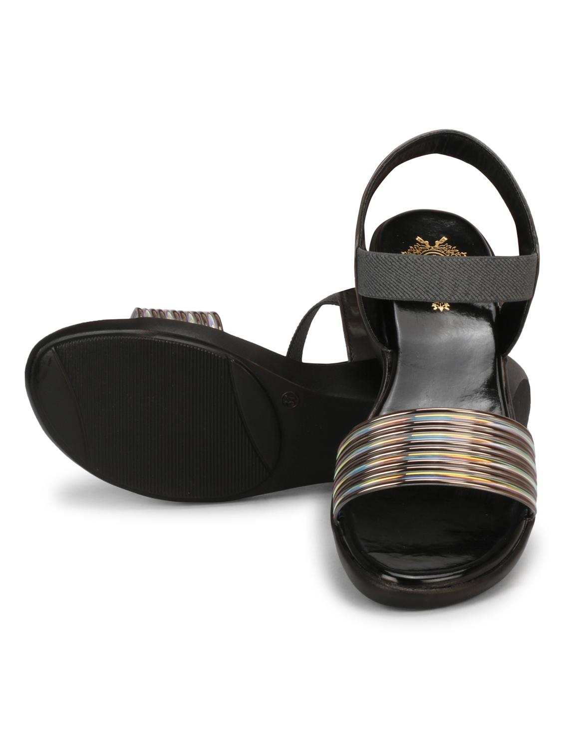 grey ankle strap wedge - 19962238 - Standard Image - 4