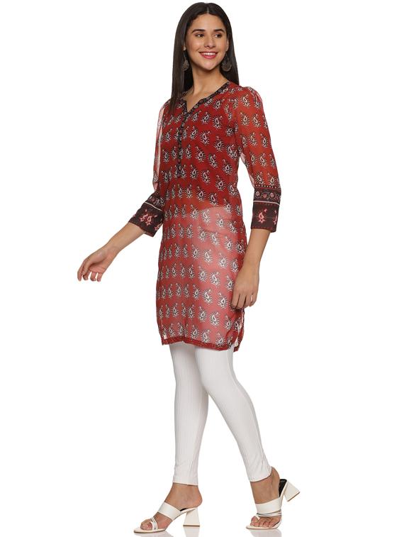 women's straight kurta - 19962245 - Standard Image - 1