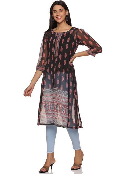 women's straight kurta - 19962259 - Standard Image - 0