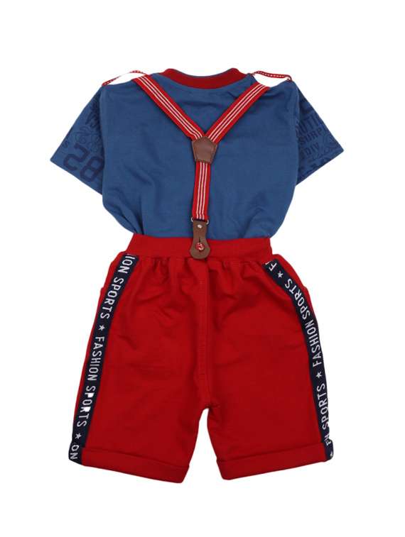 boys printed dungaree  - 19962671 -  Standard Image - 1
